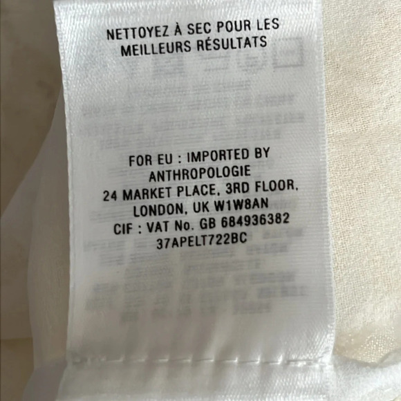 Anthropologie Peter Som x Made in Kind Lace Latitude Blouse - Size 6 - Picture 8 of 9